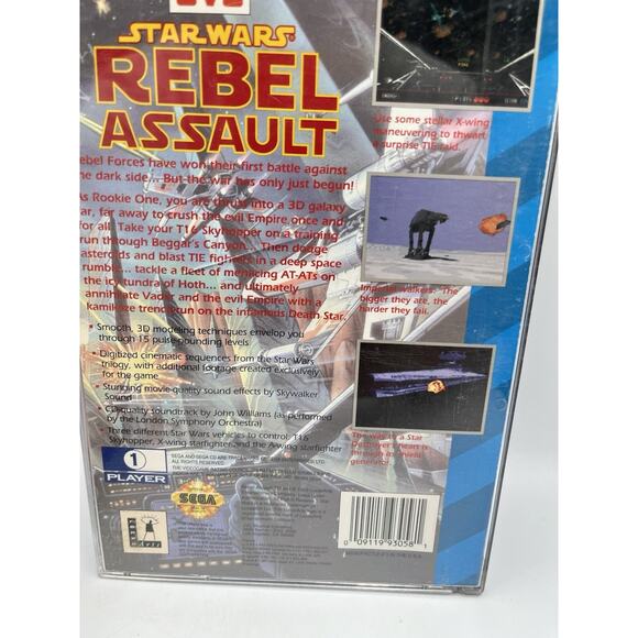Star Wars: Rebel Assault (Sega CD, 1993) Complete with Manual - Picture 3 of 7